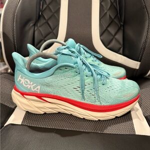 Size 9 - Hoka Clifton 8 “Aquarelle” Women’s shoes